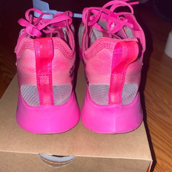 off white foam nike pink